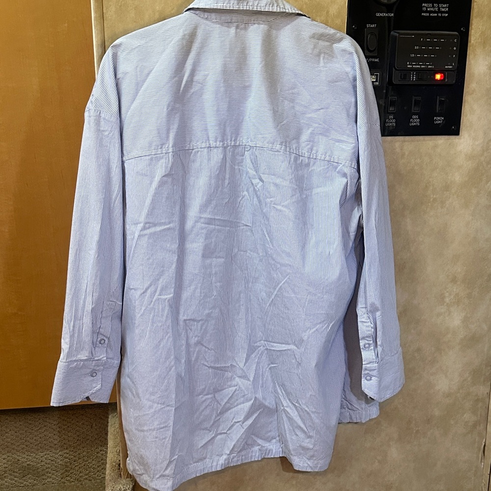 Maeve Light Blue Button Down Shirt - Picture 4 of 4
